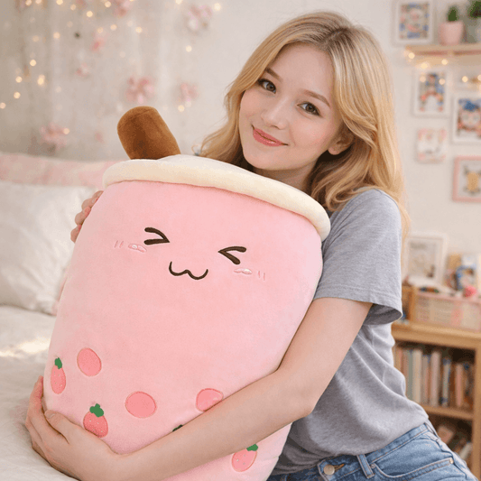 Kawaiies Collection - Soft toy - The Bubble Tea Family Fruit Plushies Collection