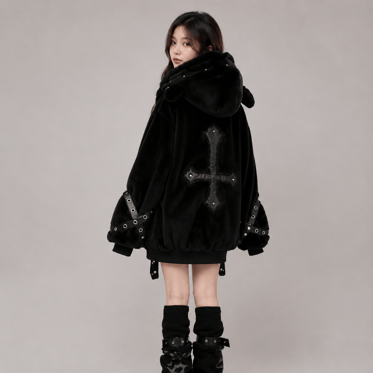 Kawaiies Collection - Apparel - Arctic Queen Oversized Hooded Jacket