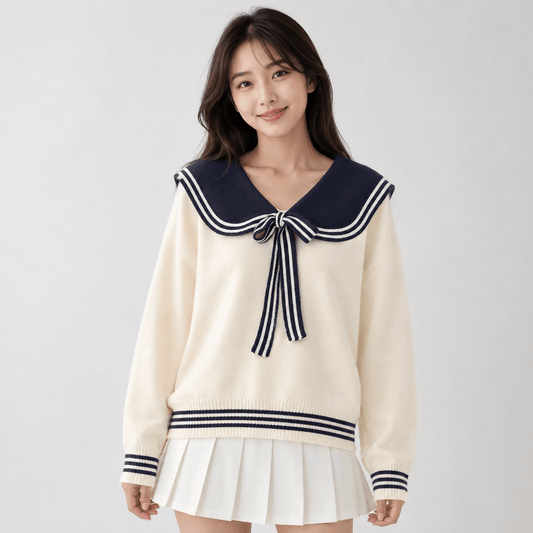 Kawaiies Collection - Apparel - Sailor Moon Inspired Collar Long Sleeve Cardigan