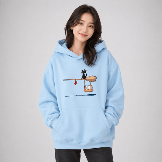 Kawaiies Collection - Apparel - Kiki's Delivery Service Black Cat Unisex Hoodie