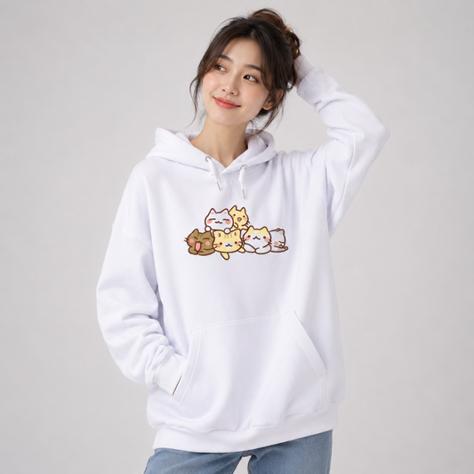 Kawaii Cat Party Unisex Hoodie