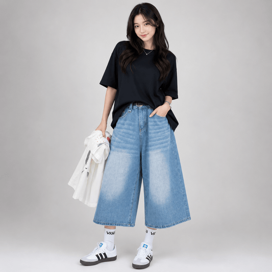 Kawaiies Collection - Apparel - American Vintage Denim Jorts
