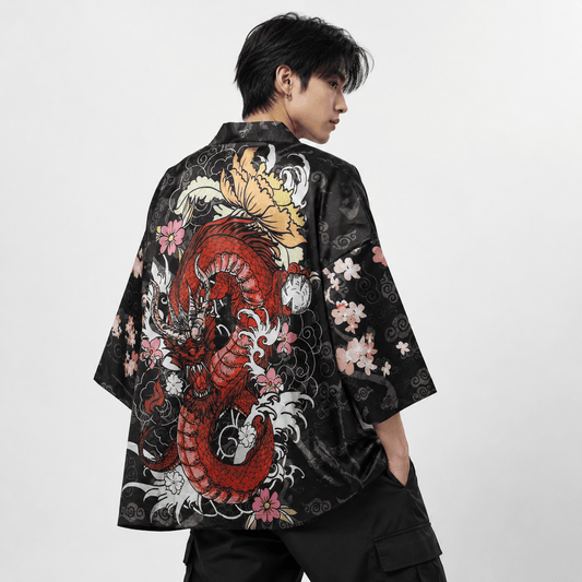 Kawaiies Collection - Kimono - Traditional Japanese Samurai Kimono