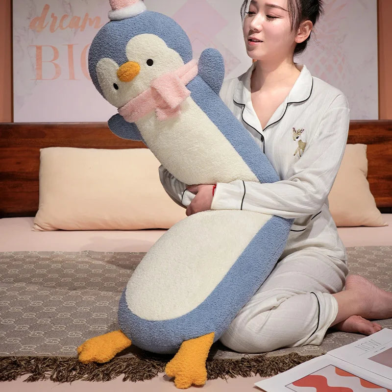 Long Snuggly Fluffy Penguin Plushies