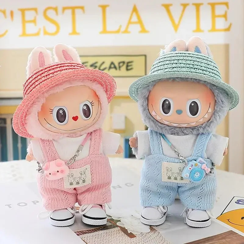 Handmade Pastel Day-Out Labubu Doll Outfit Collection