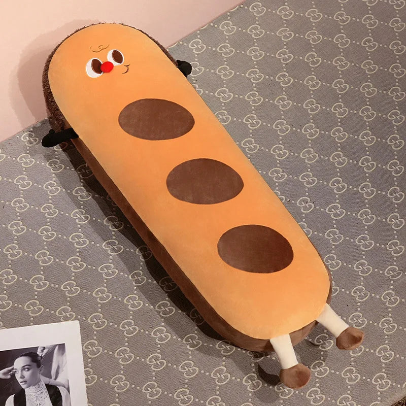 Long Snuggly Funny Baguette Bread Plushies