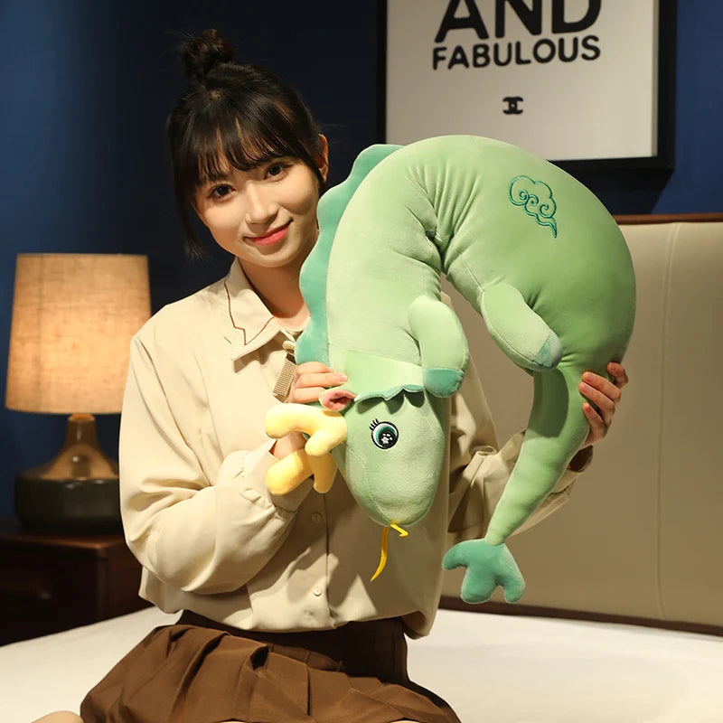 Long Haku Dragon Snuggle Buddy Plushies