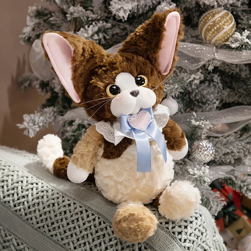 Noirou, Mewsette, and Truffle the Fluffy Cat Plushie Family