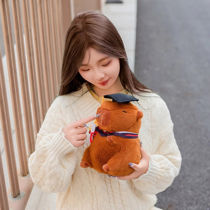 Graduation Scholar Capybara Plush