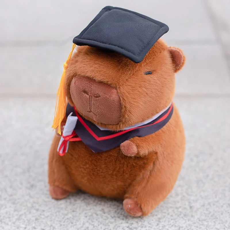 Graduation Scholar Capybara Plush