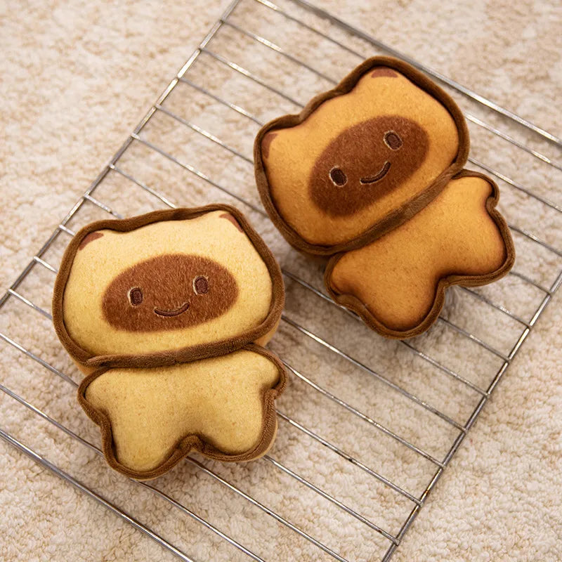Kawaii Cat Bread Biscuit Cookie Plushies