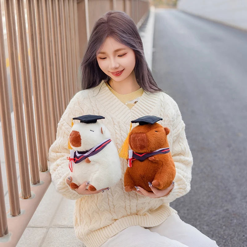 Graduation Scholar Capybara Plush