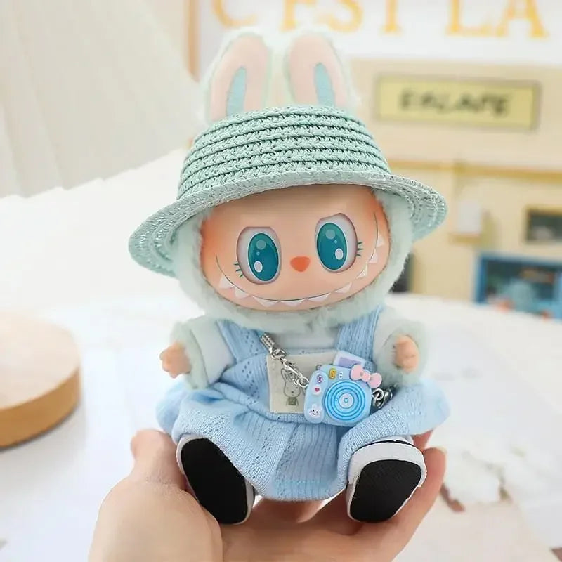 Handmade Pastel Day-Out Labubu Doll Outfit Collection