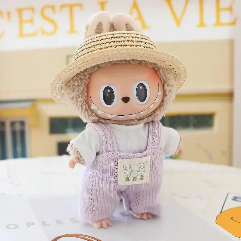 Handmade Pastel Day-Out Labubu Doll Outfit Collection