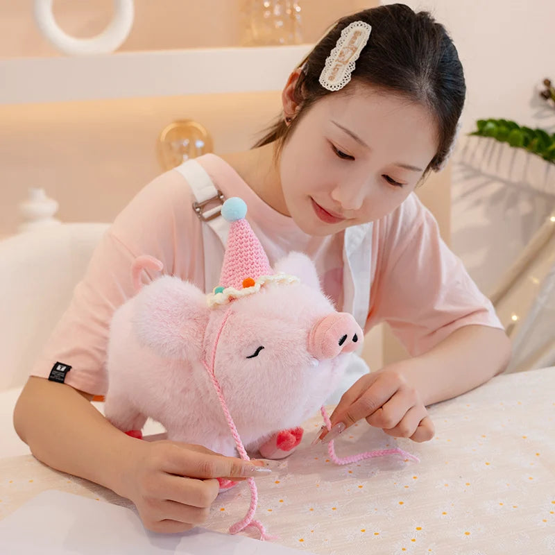 Kawaii Fluffy Wild Boar Plushie