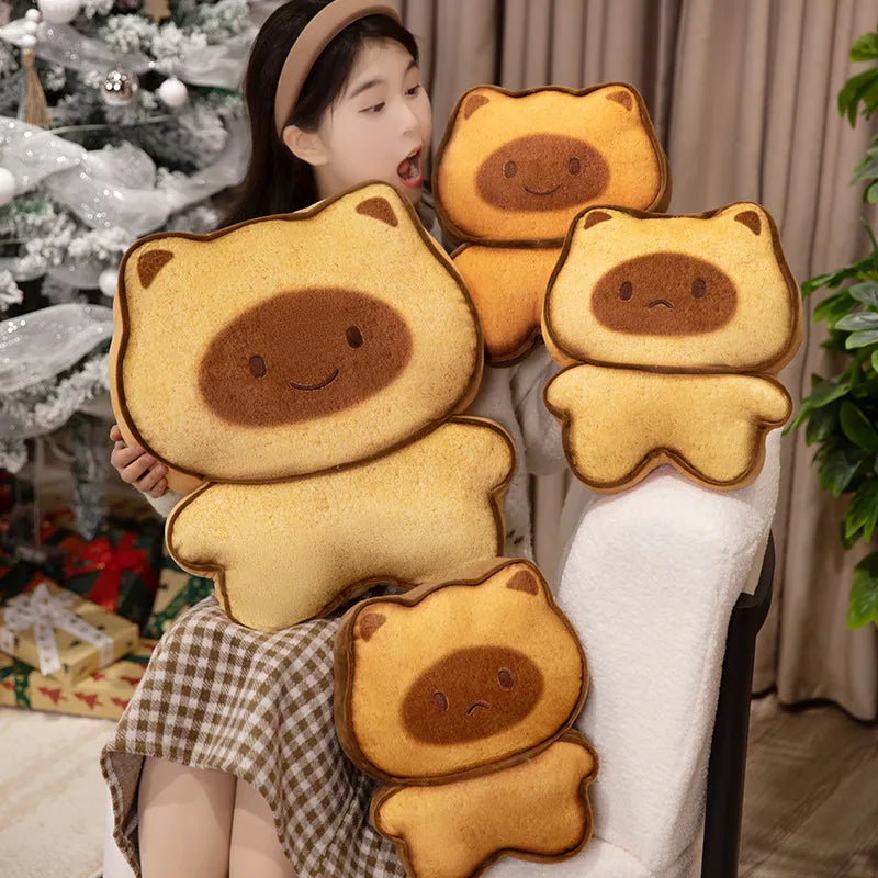 Kawaii Cat Bread Biscuit Cookie Plushies