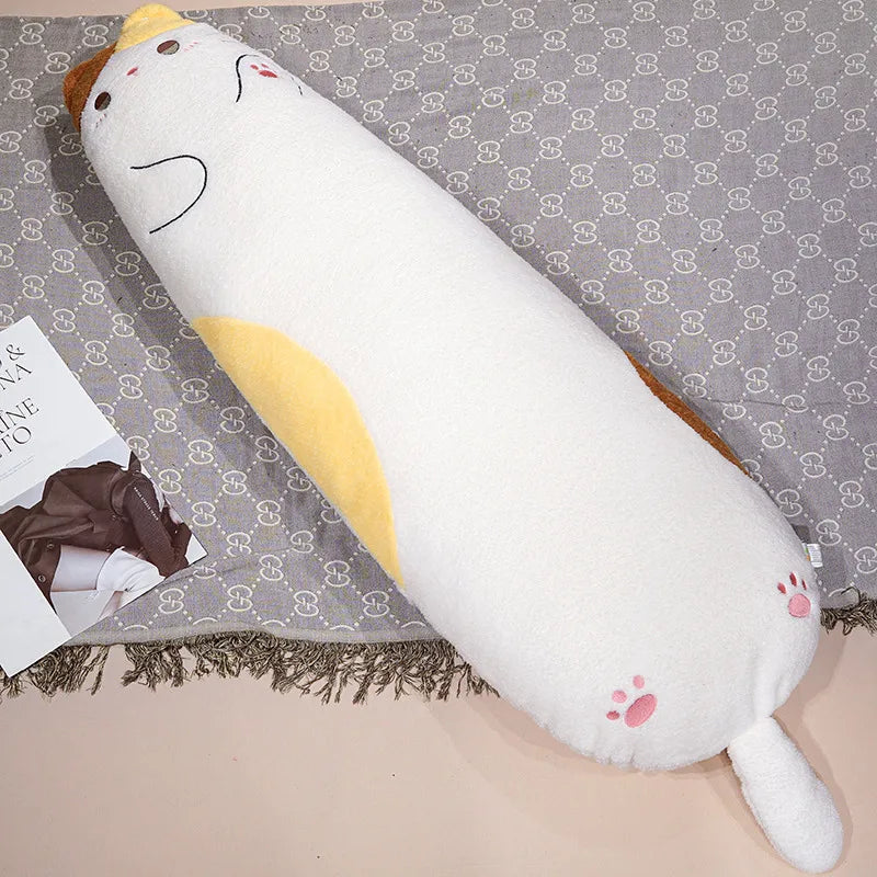 Fat Cat Body Pillow Plush