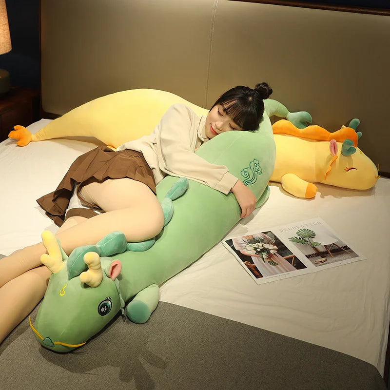 Long Haku Dragon Snuggle Buddy Plushies