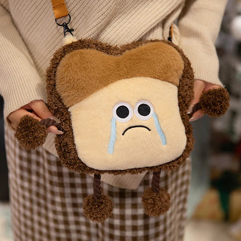 Happy Toast Sad Toast Plush & Bag