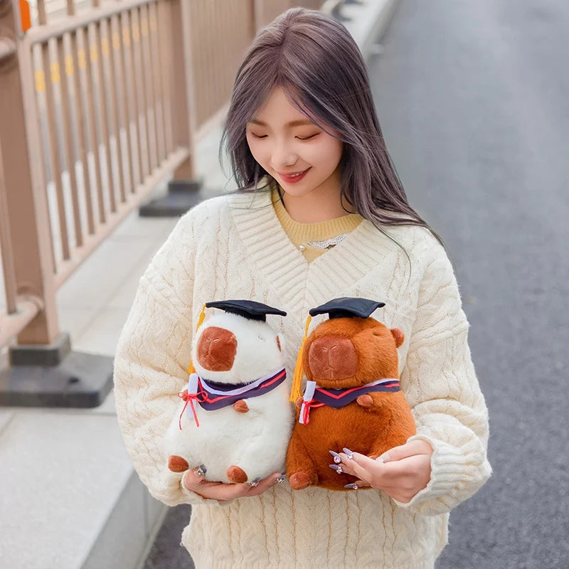 Graduation Scholar Capybara Plush