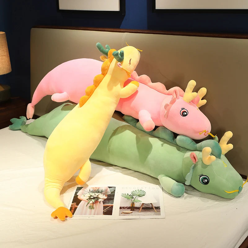 Long Haku Dragon Snuggle Buddy Plushies