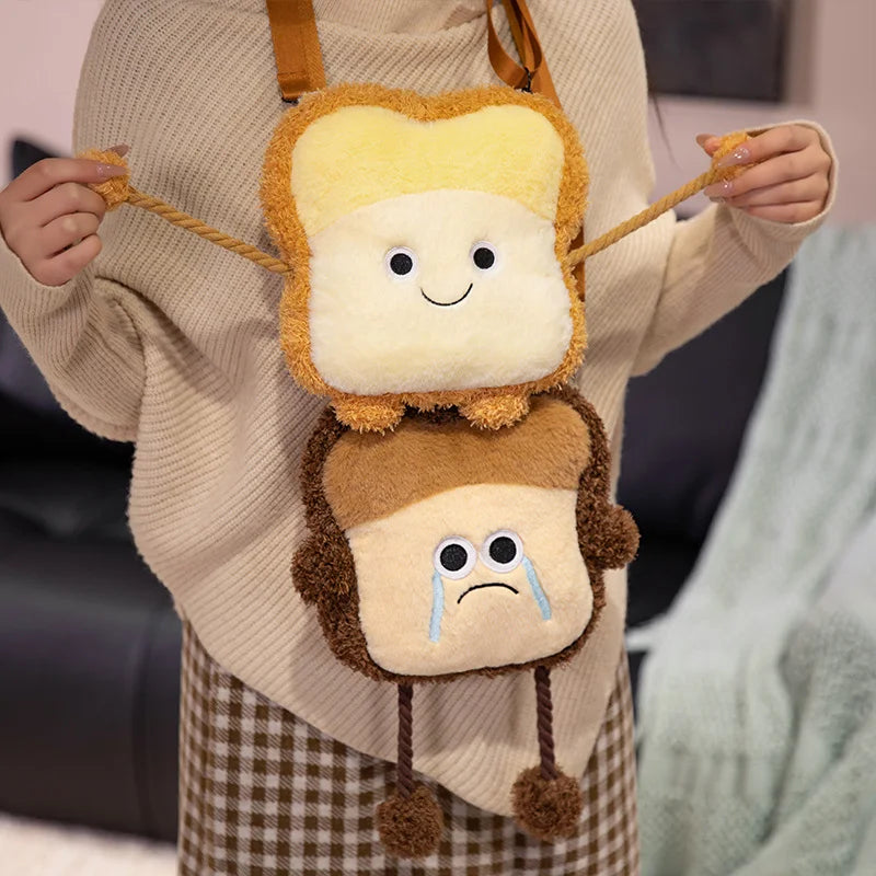 Happy Toast Sad Toast Plush & Bag