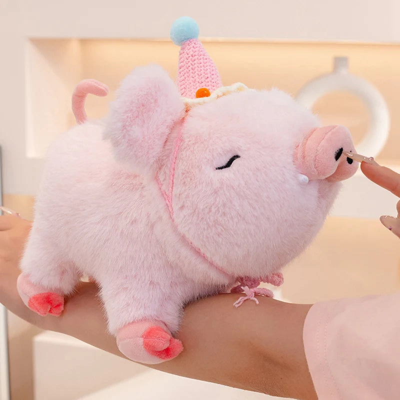 Kawaii Fluffy Wild Boar Plushie
