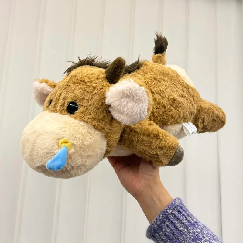 Soft Snotty Huggable Cow Plush