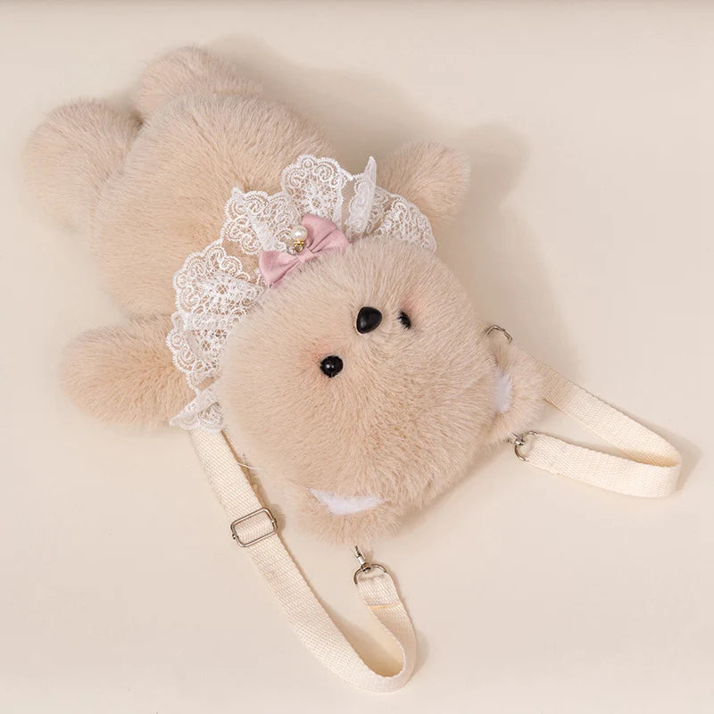 Kawaii Petite Besties Plush Backpack