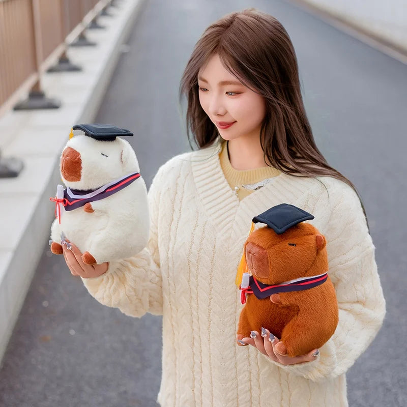 Graduation Scholar Capybara Plush