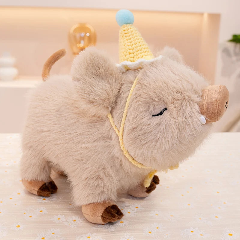 Kawaii Fluffy Wild Boar Plushie