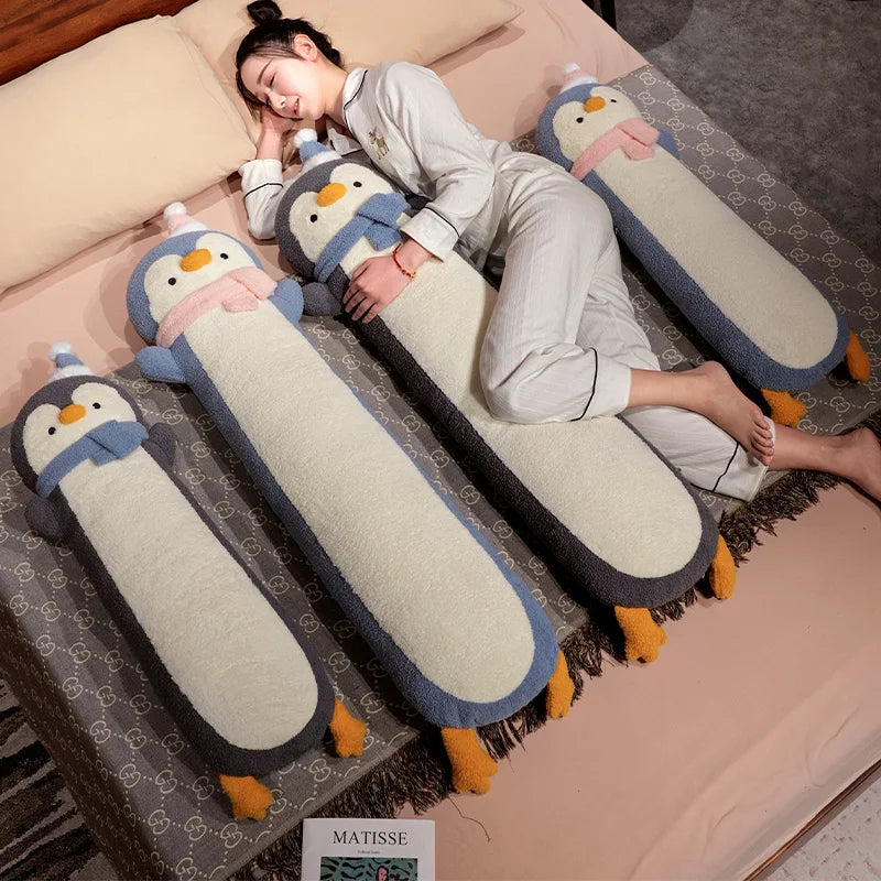 Long Snuggly Fluffy Penguin Plushies