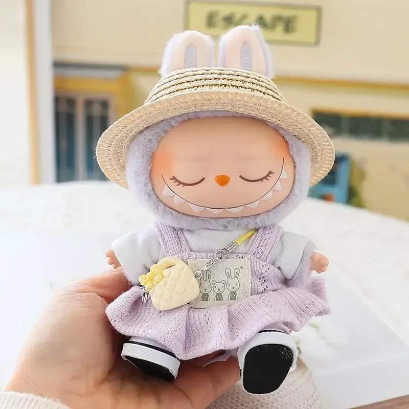 Handmade Pastel Day-Out Labubu Doll Outfit Collection