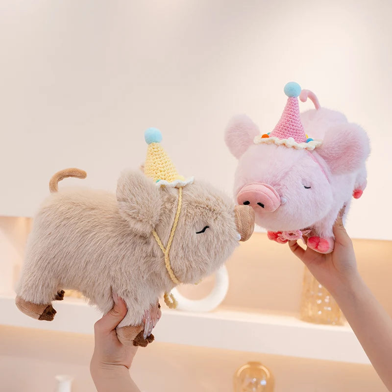 Kawaii Fluffy Wild Boar Plushie