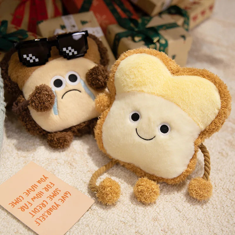 Happy Toast Sad Toast Plush & Bag