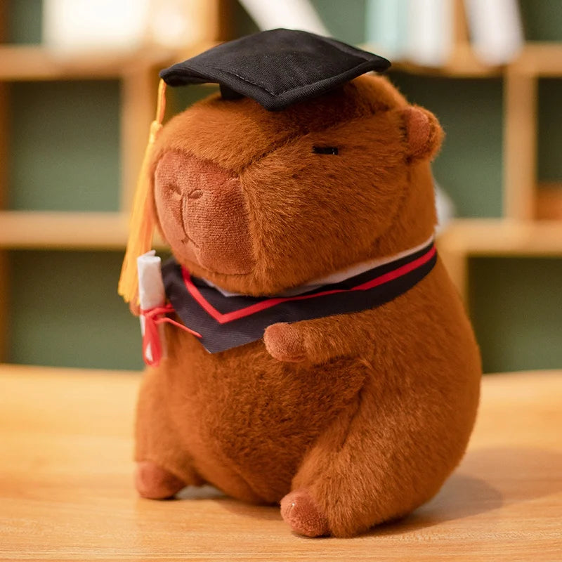 Graduation Scholar Capybara Plush