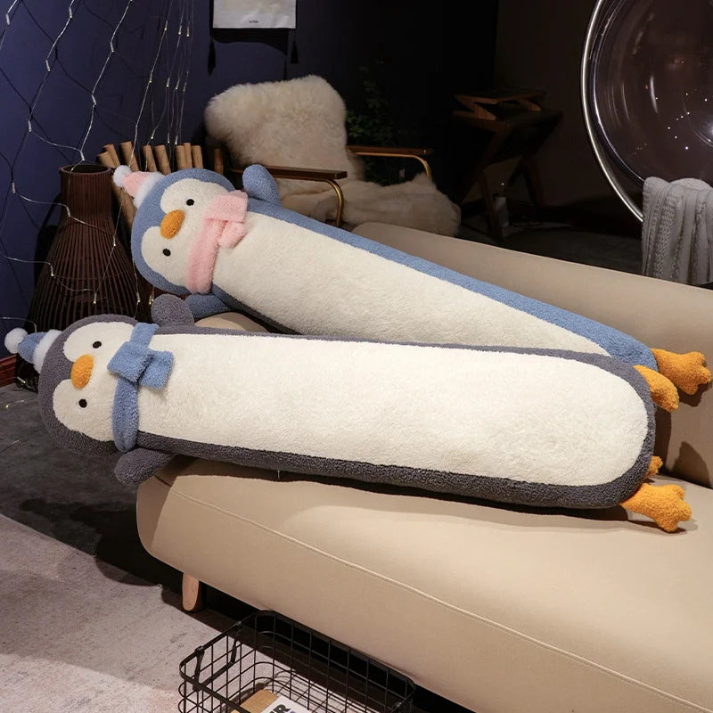 Long Snuggly Fluffy Penguin Plushies