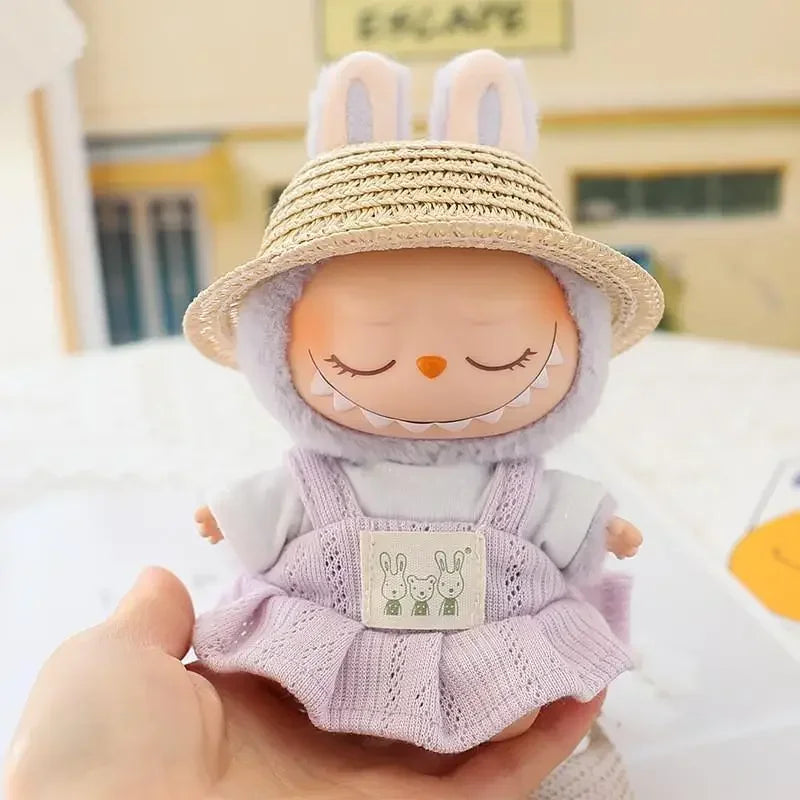 Handmade Pastel Day-Out Labubu Doll Outfit Collection