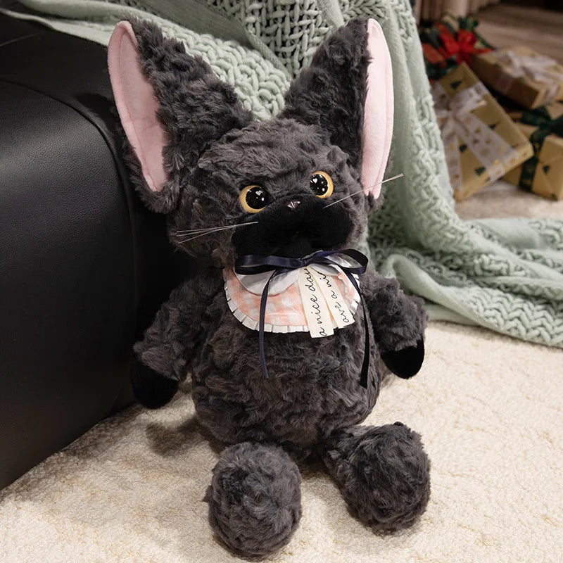 Noirou, Mewsette, and Truffle the Fluffy Cat Plushie Family