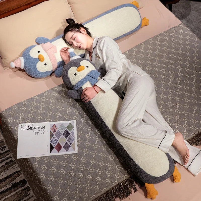 Long Snuggly Fluffy Penguin Plushies