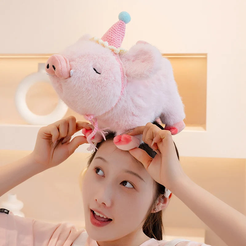 Kawaii Fluffy Wild Boar Plushie