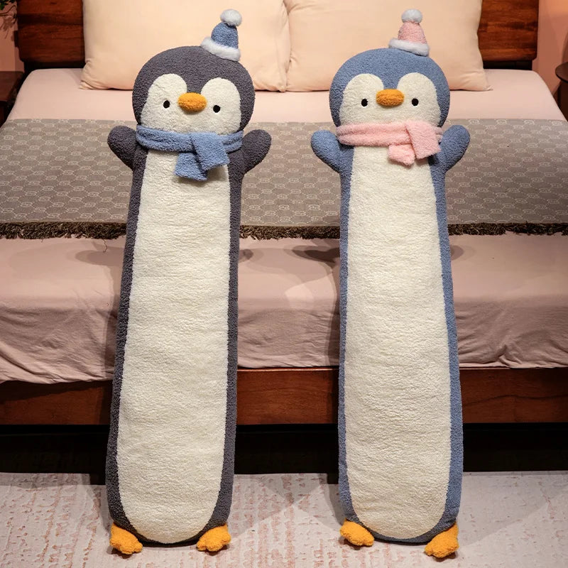 Long Snuggly Fluffy Penguin Plushies