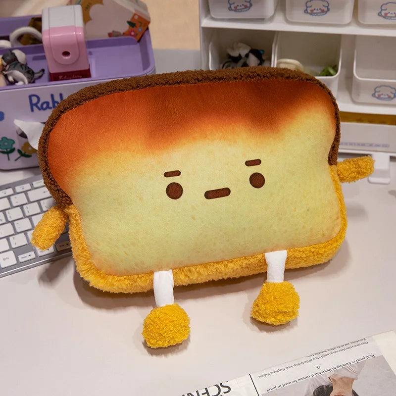 Emoji Toast Bread Friends Car Headrest Plush
