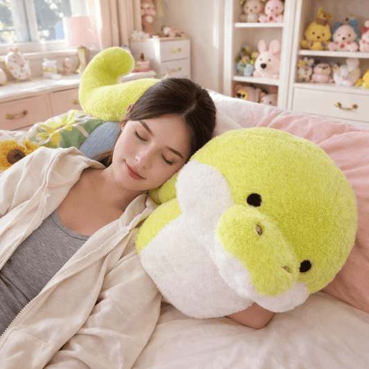 Kawaiies Collection - Soft toy - Noodles the Long Green Fluffy Snake