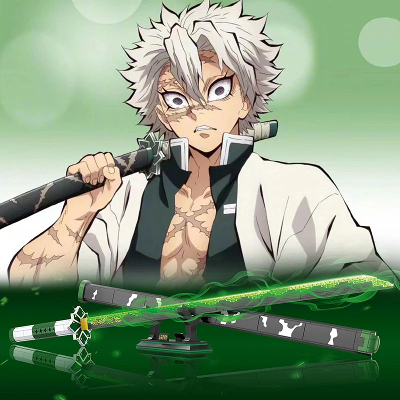 kawaiies-softtoys-plushies-kawaii-plush-Anime Demon Slayer Sanemi Shinazugawa Wind Sword Building Set Build it