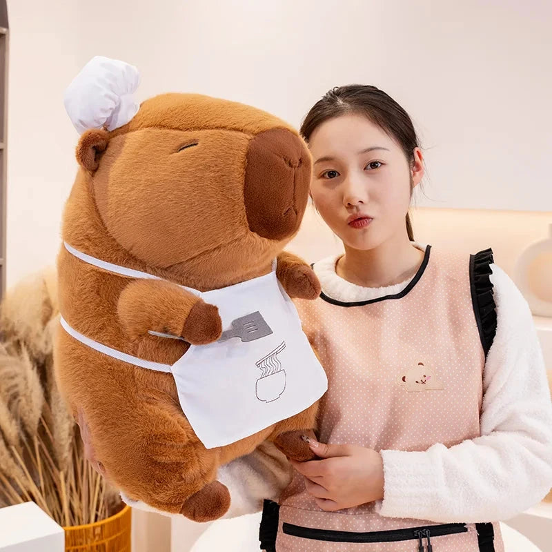 kawaiies-softtoys-plushies-kawaii-plush-Baker and Chef Capybara Plush Collection Soft toy
