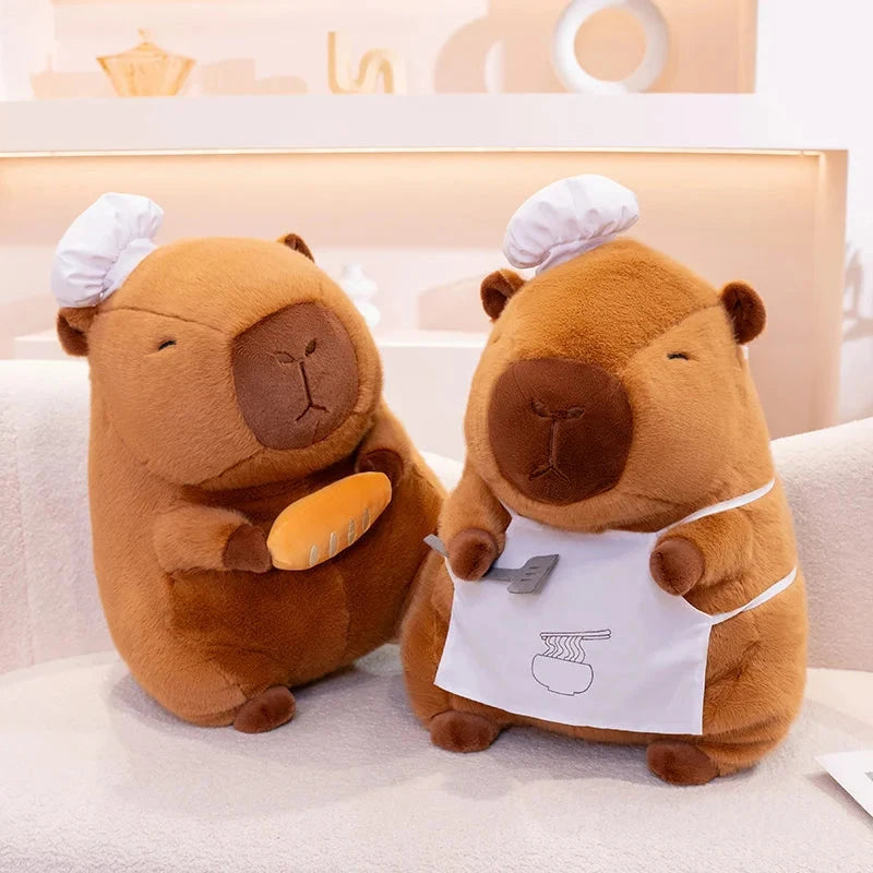 kawaiies-softtoys-plushies-kawaii-plush-Baker and Chef Capybara Plush Collection Soft toy