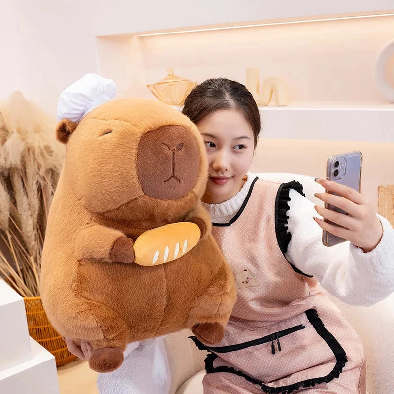kawaiies-softtoys-plushies-kawaii-plush-Baker and Chef Capybara Plush Collection Soft toy