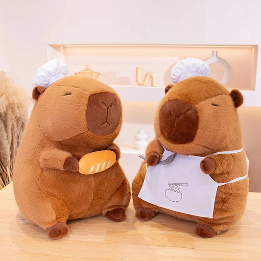 kawaiies-softtoys-plushies-kawaii-plush-Baker and Chef Capybara Plush Collection Soft toy