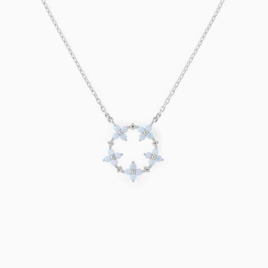 kawaiies-softtoys-plushies-kawaii-plush-Blooming Baby Blue Flower 18K Gold-Plated Necklace Jewelry